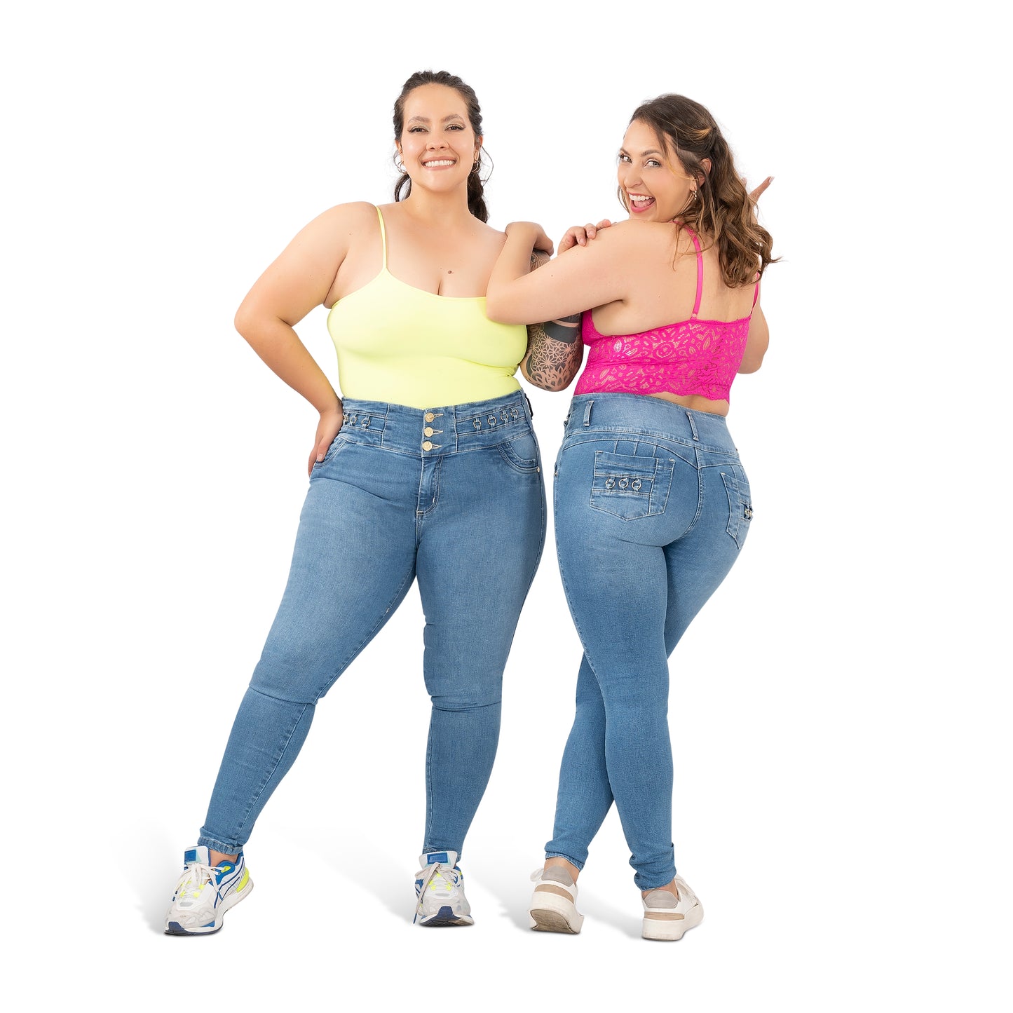Booty Lift Jeans for Women | Curvy Skinny Jeans Sizes 10-22 - Peach Queen