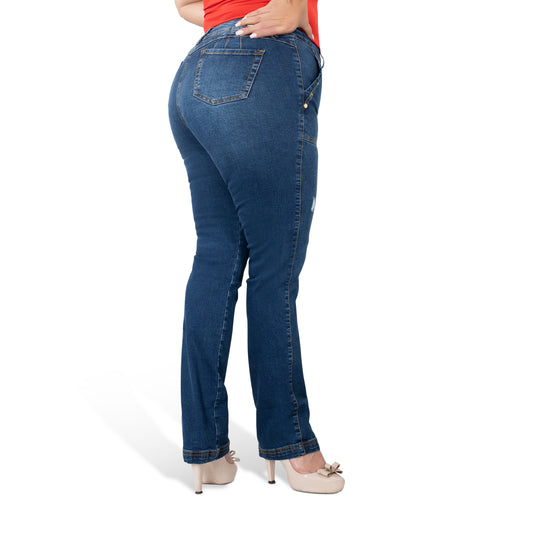 Curvy Skinny Jeans for Women | Sizes 10-22 | Peach Queen Classic Blue